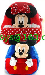 bolsos de escuela rojos de la mochila del niño de 14inch Mickey Mouse, para los niños y los regalos de la promoción