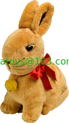 16inch Pascua púrpura preciosa que los juguetes del empuje del conejo de conejitos para el festival celebran