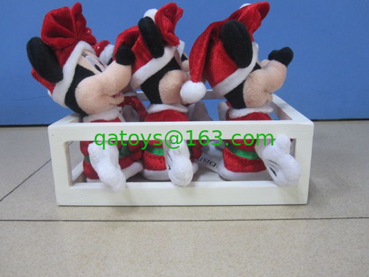 10cm Completo Original Familia Disney juguetes blandos en bandeja para Navidad