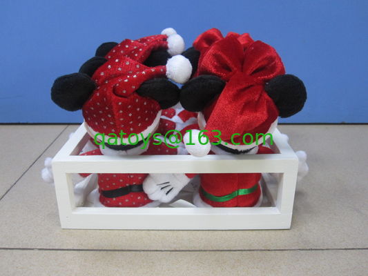 10cm Completo Original Familia Disney juguetes blandos en bandeja para Navidad
