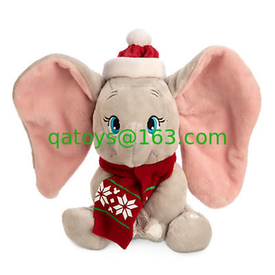 Animales grises rellenos de Dumbo Disney juguetes de peluche 35cm fibras de poliéster seguro