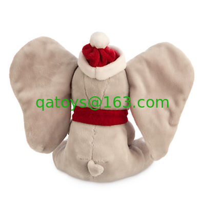 Animales grises rellenos de Dumbo Disney juguetes de peluche 35cm fibras de poliéster seguro