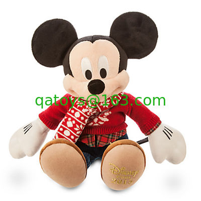 Juguetes rellenos Minnie Mouse suaves de Disney de los juguetes de la felpa roja blanca de la promoción para el festival