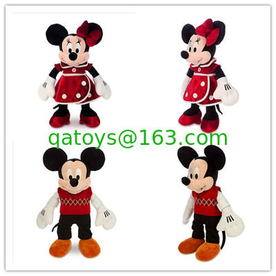Peluches Navidad Minnie Mouse y Mickey Mouse Disney 40cm