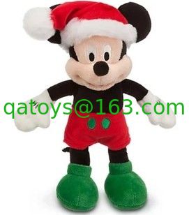 Juguetes de peluche de Disney Rojo Mickey Mouse de Navidad relleno 45 cm personalizado
