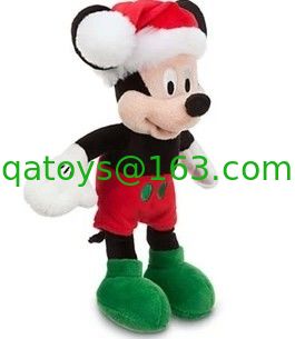 Juguetes de peluche de Disney Rojo Mickey Mouse de Navidad relleno 45 cm personalizado