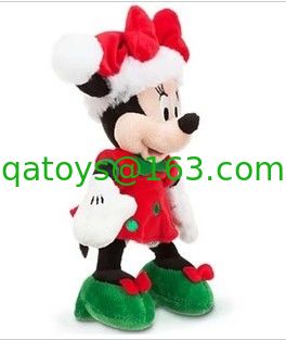 Juguetes de peluche de Disney Rojo Mickey Mouse de Navidad relleno 45 cm personalizado