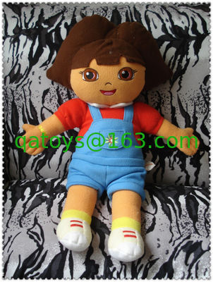 Moda Dora Explorer dibujos animados juguetes de peluche Rojo Azul Marrón 45cm Personalizado