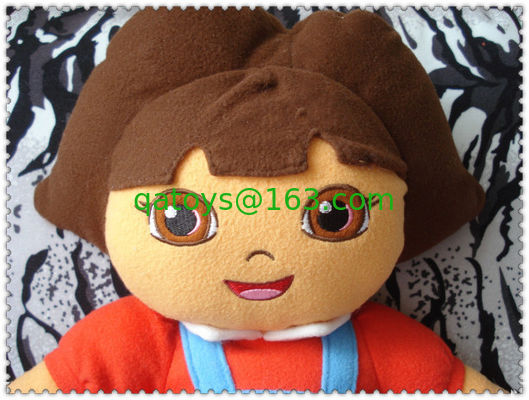 Moda Dora Explorer dibujos animados juguetes de peluche Rojo Azul Marrón 45cm Personalizado