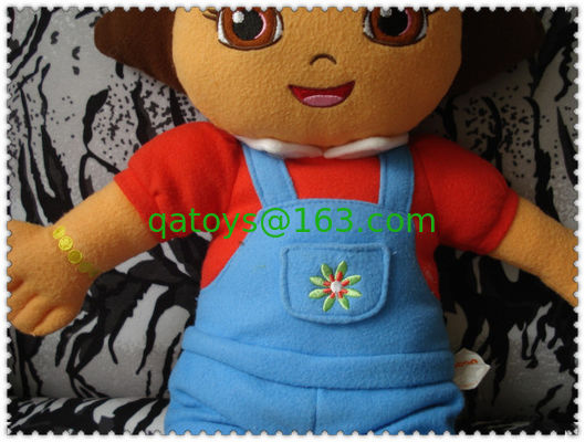 Moda Dora Explorer dibujos animados juguetes de peluche Rojo Azul Marrón 45cm Personalizado