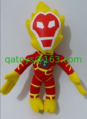 Juguetes rellenos fuerza extranjera de la felpa de la historieta de Ben 10 de la moda para jugar del bebé