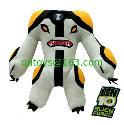 Juguetes rellenos fuerza extranjera de la felpa de la historieta de Ben 10 de la moda para jugar del bebé