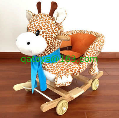 Juguete animal verde rosado precioso Elephent Eco - SGS amistoso de la mecedora del bebé de los 60*33*55cm SU