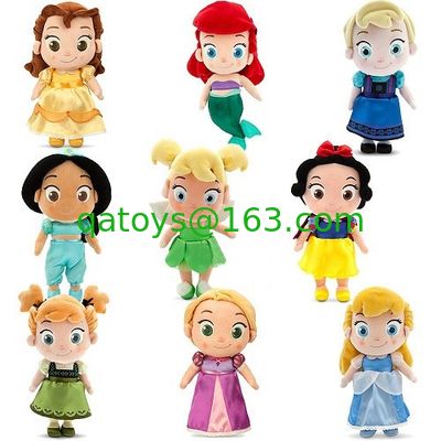 Forme a princesa linda Family Stuffed Plush Toys de Disney para la colección 12 pulgadas