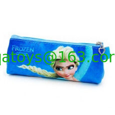 Bolsa animal del lápiz de la cremallera de la anecdotario de Elsa de la historieta de la felpa de lápiz de la bolsa congelada de la caja