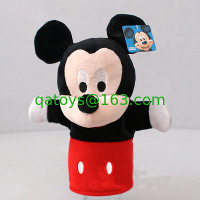 Marionetas de mano preciosas de la felpa de Mickey Mouse Minnie Mouse para los regalos de la promoción
