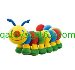 El bebé lindo de la felpa de Caterpillar del número juega a los niños rellenos coloridos que juegan el aprendizaje