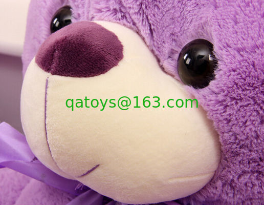 Moda púrpura Oso de peluche grande Jumbo Juguetes de animales rellenos Tamaño grande