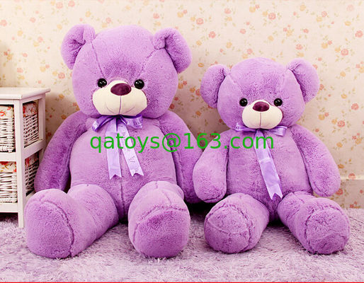 Moda púrpura Oso de peluche grande Jumbo Juguetes de animales rellenos Tamaño grande