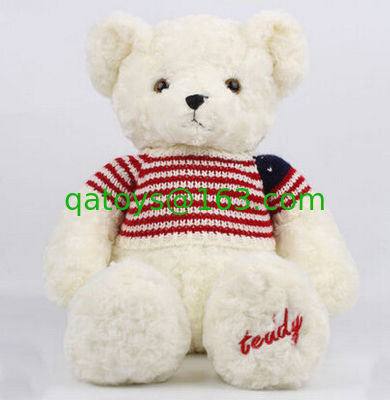 La felpa personalizada del oso de peluche de Brown oscuro juega la función de la opción de los clientes