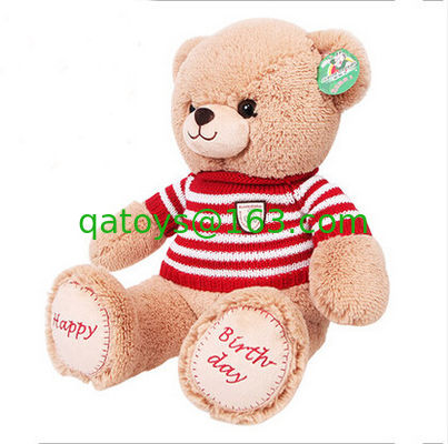 El peluche de los regalos los 30cm de la promoción juega los juguetes rellenos del día de fiesta con la camiseta
