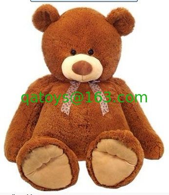 El día de fiesta blanco del oso de peluche de 12 pulgadas relleno juega la impresión del bordado