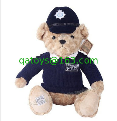 El peluche de 8 pulgadas juega el oso de peluche experimental con los uniformes para los regalos de la promoción