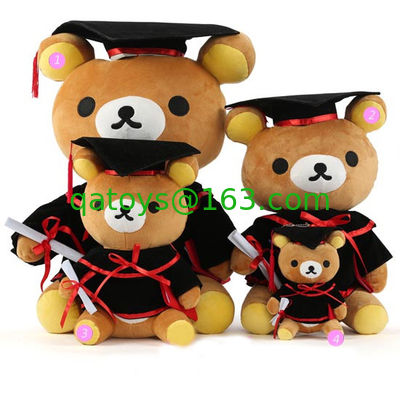 Oso de peluche del doctor Graduation Plush para la celebración los 30cm de la graduación