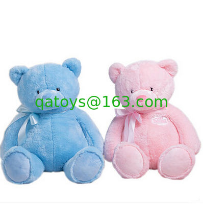Juguetes suaves rellenos azules preciosos de la felpa del oso de peluche de 12 pulgadas para los regalos de la promoción