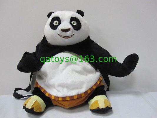 mochilas de la escuela de la panda de Kungfu de la historieta de la moda de 18 pulgadas para los regalos de la promoción
