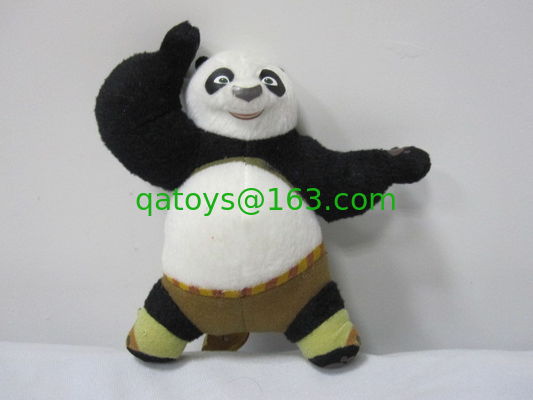 Juguetes de peluche de dibujos animados Panda Puño Pose Juguetes de dibujos animados rellenos