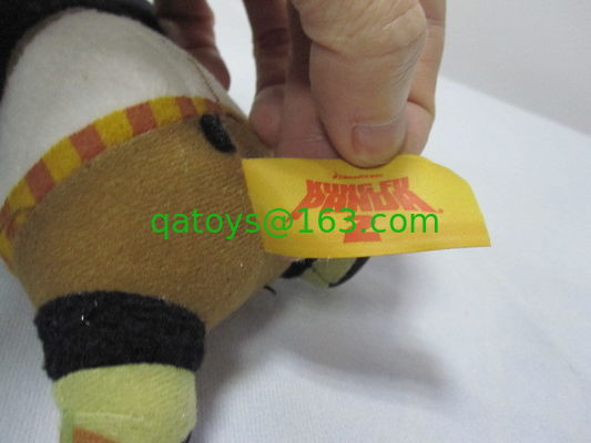 Juguetes de peluche de dibujos animados Panda Puño Pose Juguetes de dibujos animados rellenos