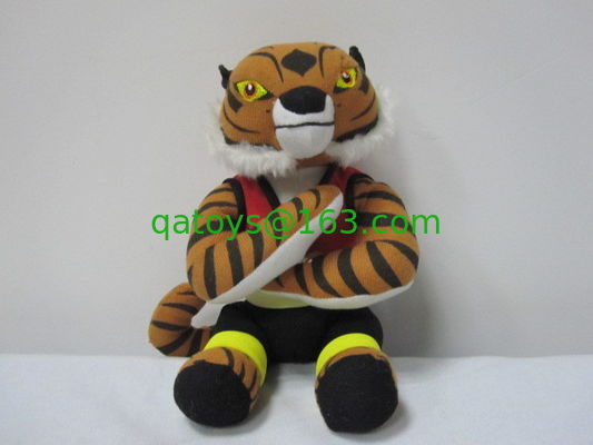 Juguetes de peluche de dibujos animados Panda Puño Pose Juguetes de dibujos animados rellenos