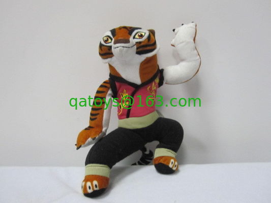 20cm dibujos animados lindos juguetes de peluche kung fu panda tigre dibujos animados animales rellenos