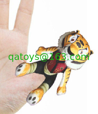 marionetas del finger de los niños de las marionetas del finger de la felpa de la panda de Fashon Kungfu de 4 pulgadas