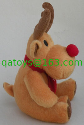El alce de la Coca-Cola/el peluche del reno juega los juguetes personalizados de la felpa