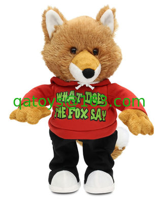el peluche salvaje del Fox de Brown de 8 pulgadas juega los juguetes rellenos día de fiesta