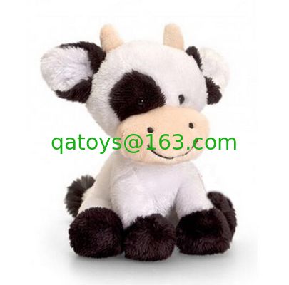 El peluche de la jirafa de la vaca del león de la panda del tigre del animal salvaje juega a Brown