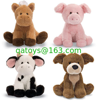 Juguetes rellenos preciosos de la felpa del animal del campo pequeños para los niños y los niños