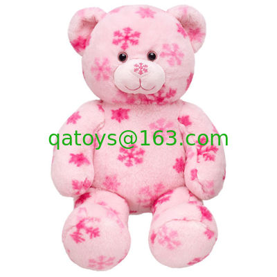 Forme y moda de los juguetes del peluche del oso de peluche del rosa material suave