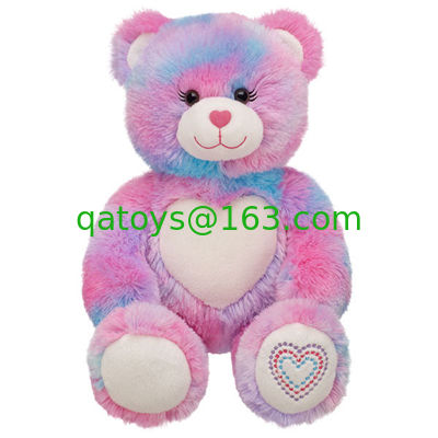 Forme y moda de los juguetes del peluche del oso de peluche del rosa material suave