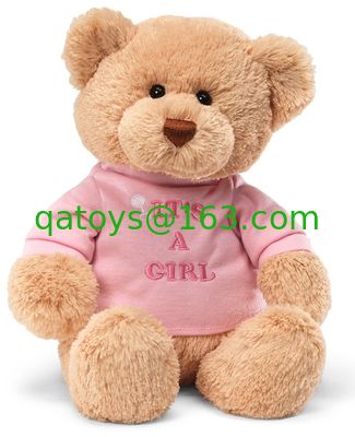 Forme y moda de los juguetes del peluche del oso de peluche del rosa material suave