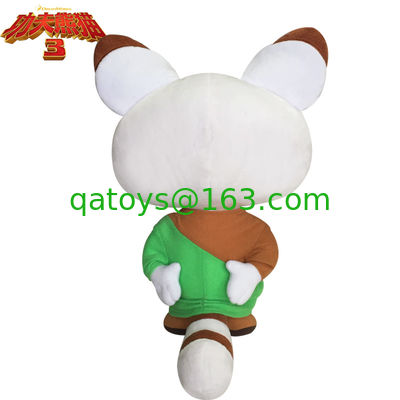 8 pulgadas 3 Maestro Shifu lleno dibujos animados de peluche juguetes verde y blanco
