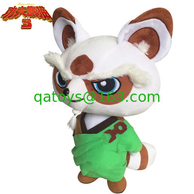 8 pulgadas 3 Maestro Shifu lleno dibujos animados de peluche juguetes verde y blanco