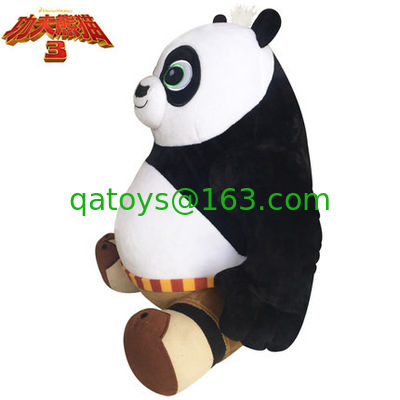 Nueva juguetes rellenos de la felpa del Po de la panda de la actitud de la sentada de la panda 3 de Kungfu historieta