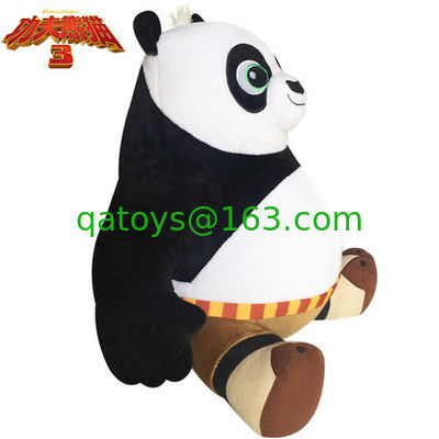 Nueva juguetes rellenos de la felpa del Po de la panda de la actitud de la sentada de la panda 3 de Kungfu historieta