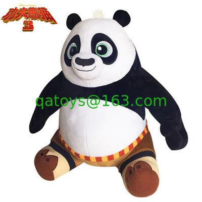 Nueva juguetes rellenos de la felpa del Po de la panda de la actitud de la sentada de la panda 3 de Kungfu historieta