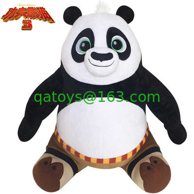 Nueva juguetes rellenos de la felpa del Po de la panda de la actitud de la sentada de la panda 3 de Kungfu historieta
