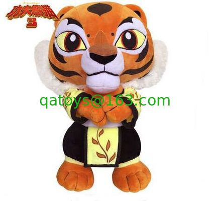 Juguetes rellenos historieta linda de la felpa de la tigresa de la panda 3 de Kungfu para los regalos de la promoción