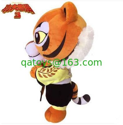 Juguetes rellenos historieta linda de la felpa de la tigresa de la panda 3 de Kungfu para los regalos de la promoción